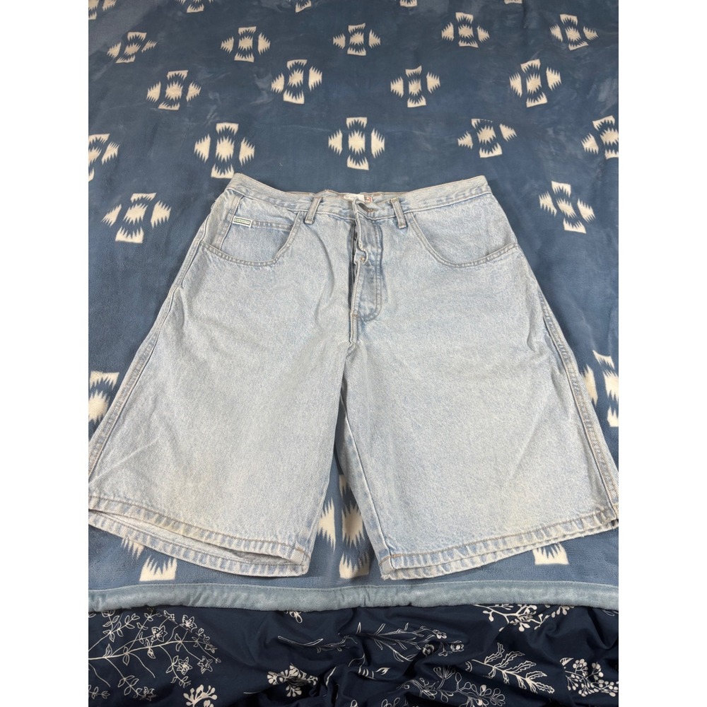 Vintage Guess Jeans Georges Marciano Light Wash Denim Shorts 36 USA 10944